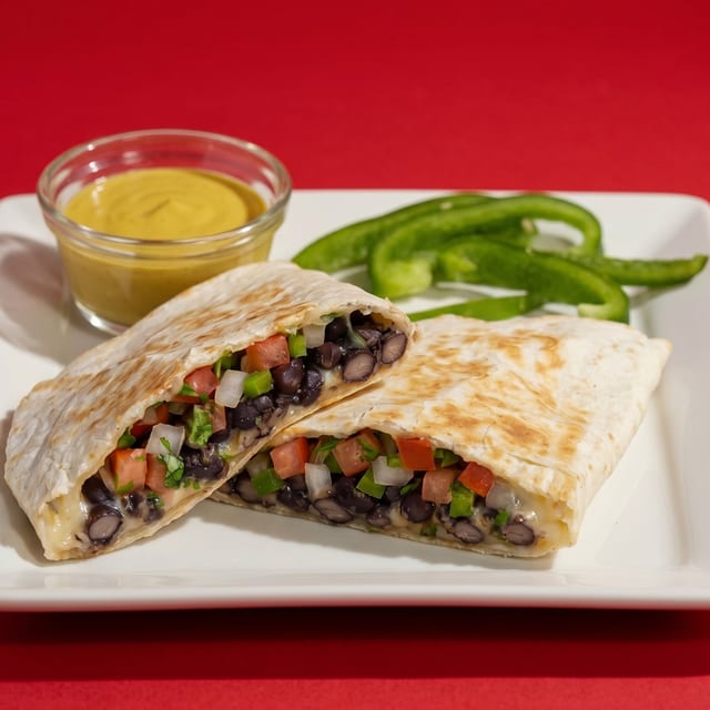 Veggie Quesadilla.