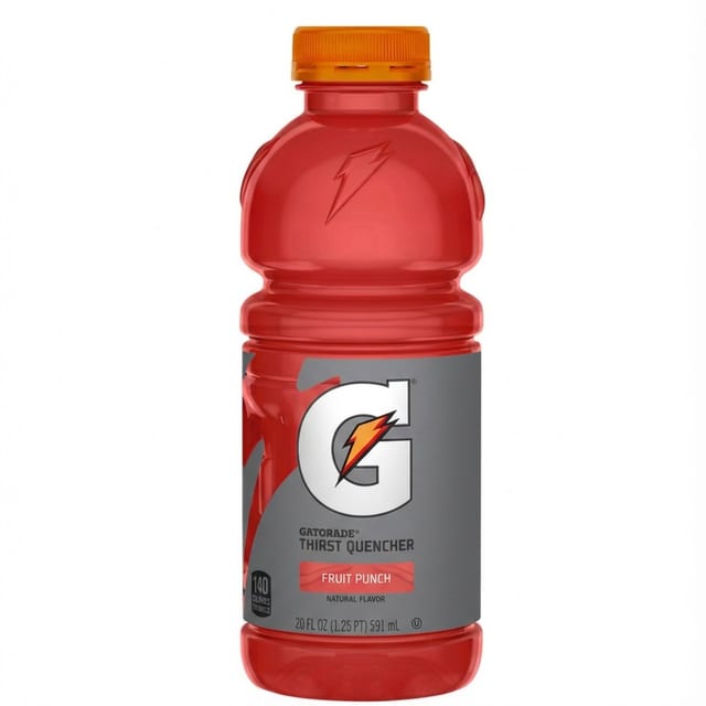 Gatorade Fruit Punch.